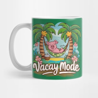 Aloha Hawaiian Pig Vacay Mode Mug